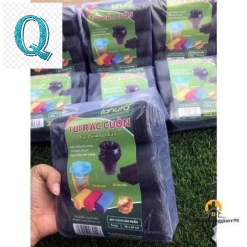 SET 3 CUỘN TÚI ĐỰNG RÁC TỰ PHÂN HỦY SINH 55x65 cm