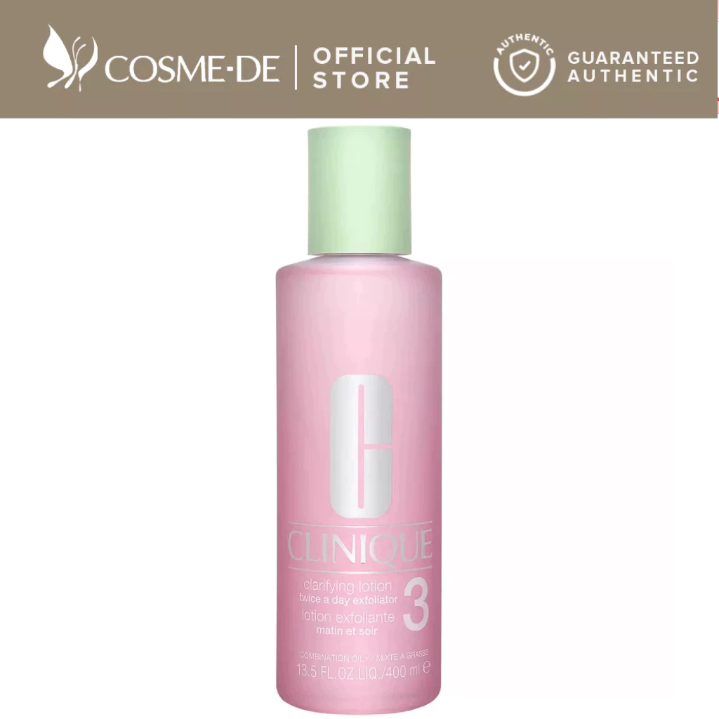 Nước cân bằng Clarifying Lotion 3, 400ml (Tẩy tế bào chết, tái tạo da) / Clinique Clarifying Lotion 