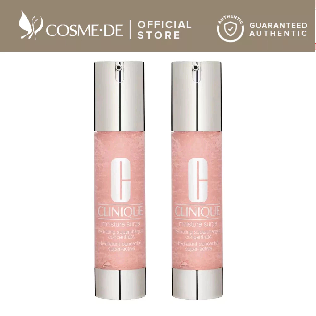 Tinh chất dưỡng ẩm Clinique Moisture Surge Supercharged 48ml X2 [BỘ ĐỘC QUYỀN] / Clinique Moisture S