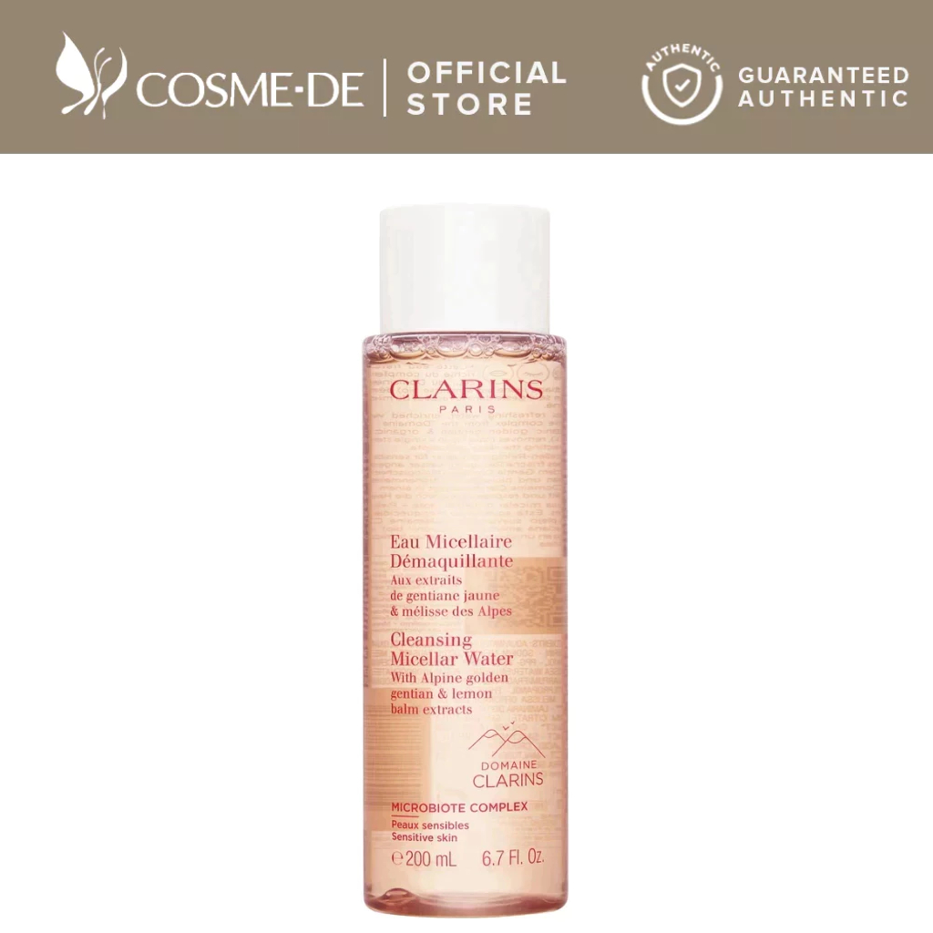 Nước tẩy trang micellar Clarins Microbiote Complex 200ml / Clarins Cleansing Micellar Water Microbio