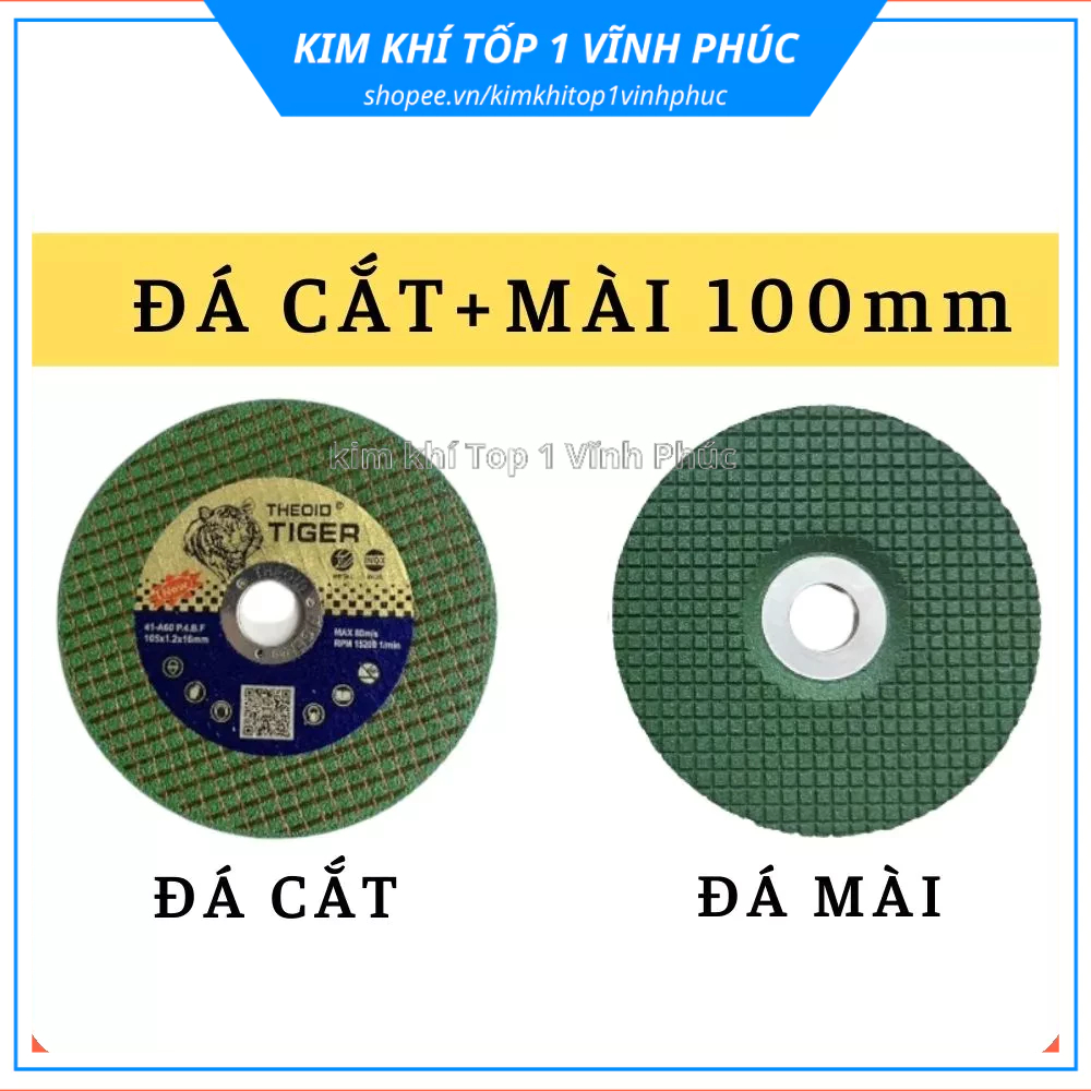 Đá cắt mài sắt 100mm