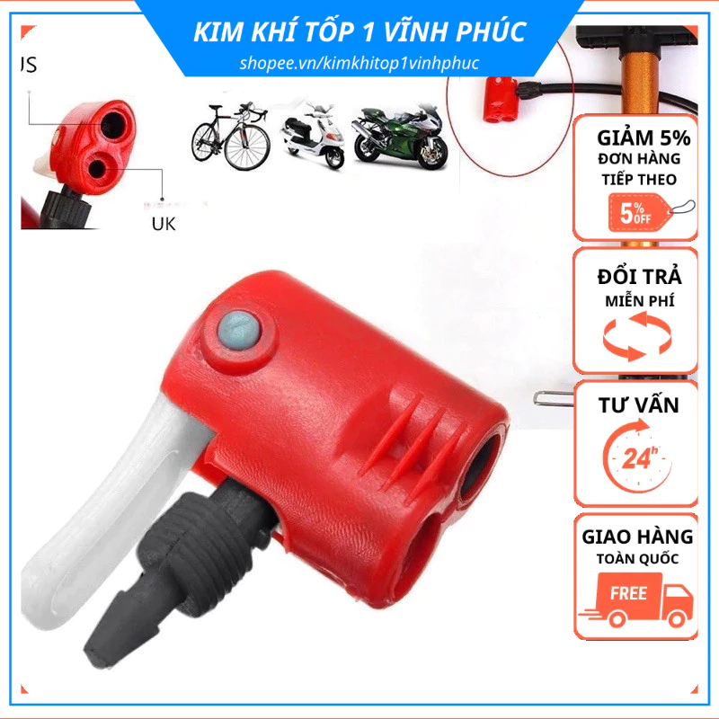 Đầu vòi Bơm  Xe Đạp, Xe Máy