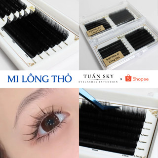 Mi Lông Thỏ siêu mềm nhẹ,tự nhiên hộp Mix size -dày 0.03-0.07-0.10-0.12-Pro silk Hàn Quốc_TUẤN SKY