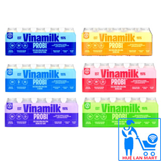 1 Lốc sữa chua uống men sống Proby/ Probi Vinamilk đủ vị chai 65ml/130ml