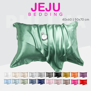 Vỏ Gối Nằm Phi Lụa JejuBedding – Size 40x60 / 50x70 – Mềm Mát, Cao Cấp, Giảm Rối Tóc