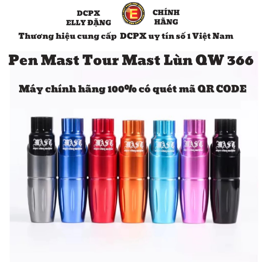 🏷️ Máy Pen Mast Mini – Pen Lùn Chính Hãng – Nhỏ Gọn – Kéo Sợi Ombre Cực Đỉnh  dùng trong phun xăm th