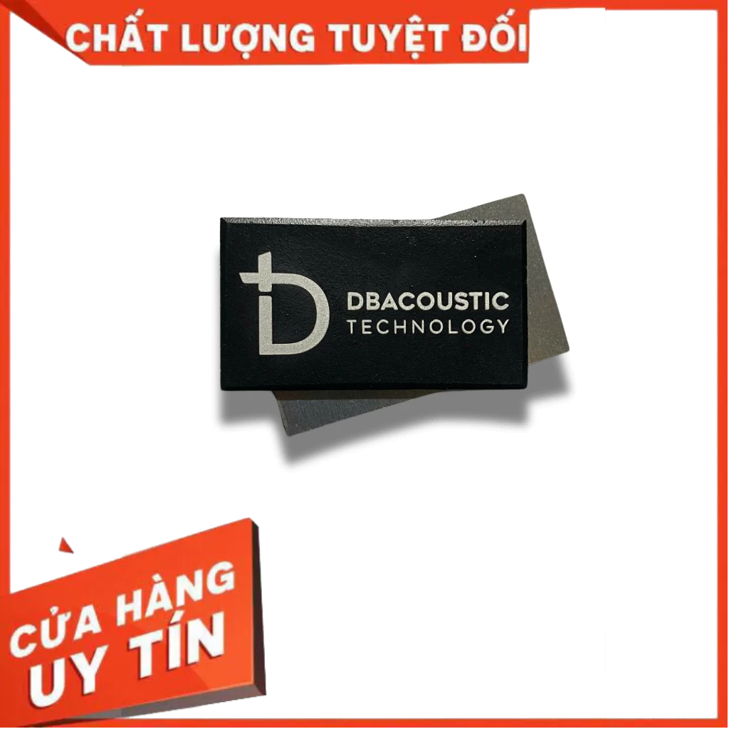 Logo Db acoustic - tem thùng loa chất liệu nhôm: giá 2 chiếc