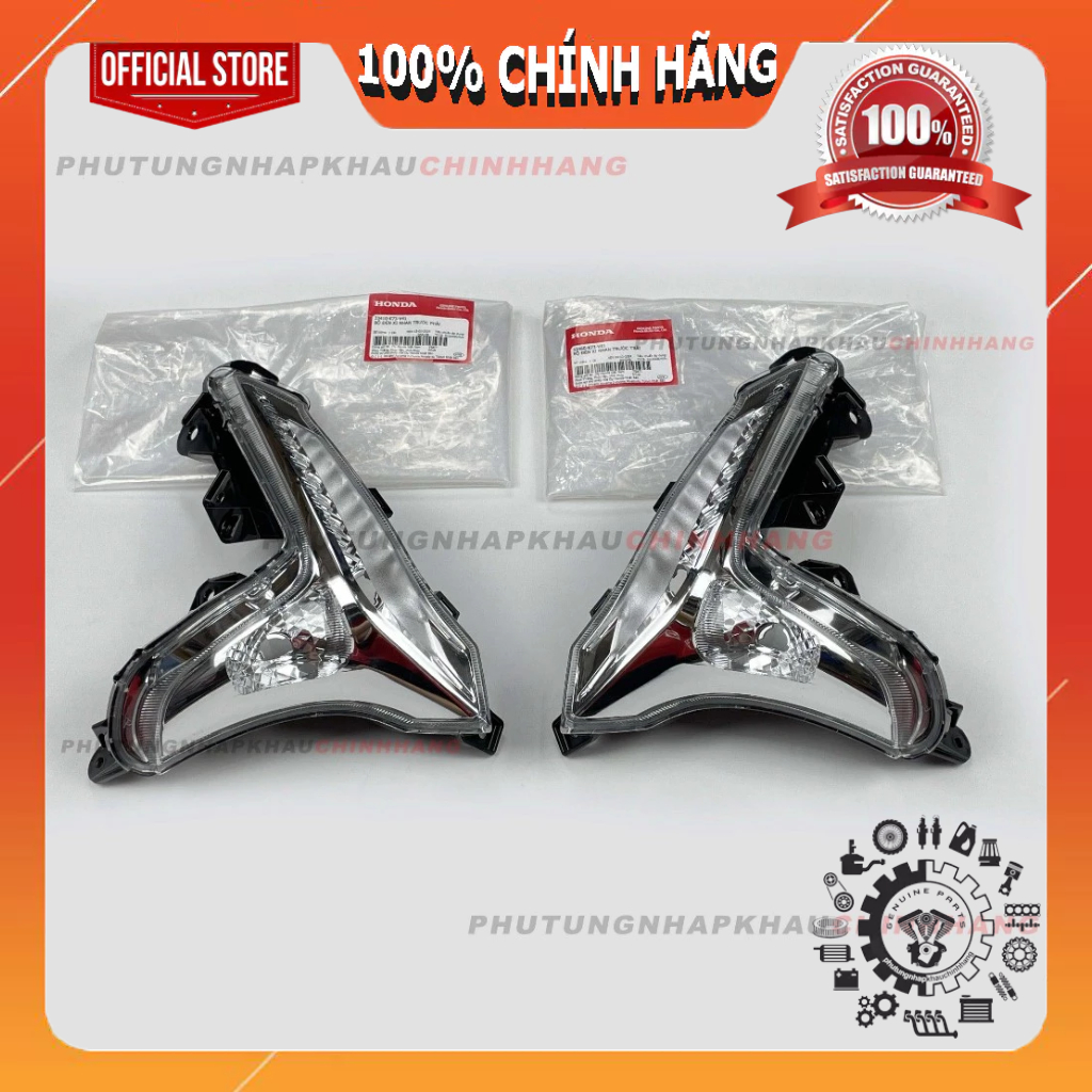 Bộ đèn xi nhan trước Future Led 125 Fi chính hãng, Chóa đèn xi nhan Fu 125 Fi, Fu led 2018 2019 2021