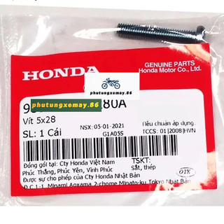 Vít HONDA nhiều dòng xe 5x28 (93500050280A) - Chi Tiết ốc Xe Máy Honda |