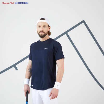 Áo thun tennis, pickleball nam dry xanh navy Decathlon ARTENGO mã 8759892