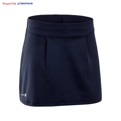 Váy tập tennis, pickleball, cầu lông, bóng bàn essential cho bé gái xanh navy Decathlon ARTENGO mã 8325578