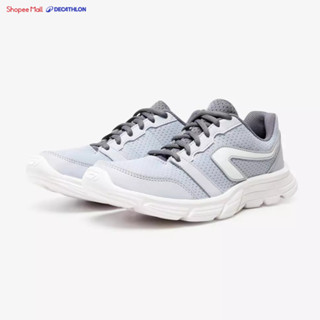 Giày chạy bộ thể thao nữ RUN 100 Decathlon siêu nhẹ màu xám 8351800 