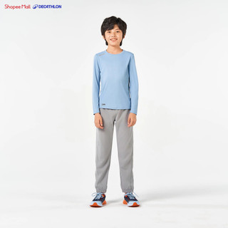 Áo thun dài tay chống tia UV DECATHLON AT 300 xanh dương mã 8800377