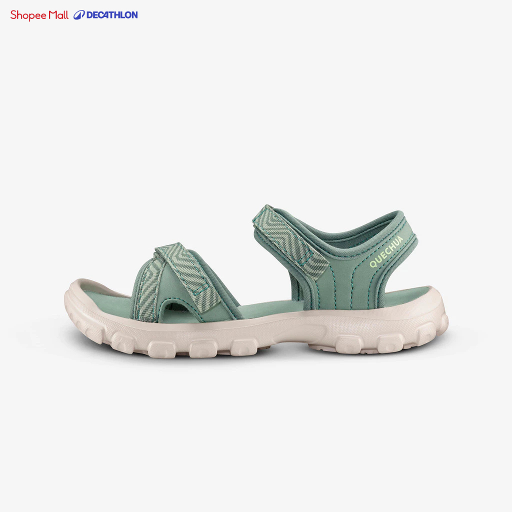 Sandal dã ngoại trẻ em DECATHLON MH100 xanh lá mã 8881620
