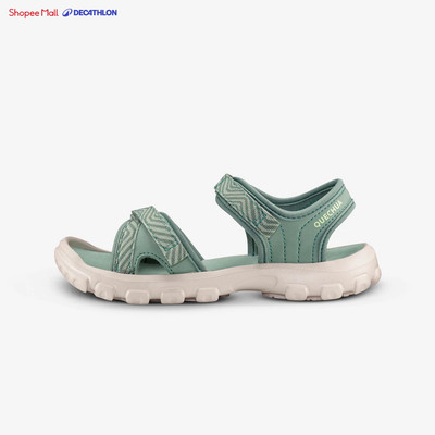 Sandal dã ngoại trẻ em DECATHLON MH100 xanh lá mã 8881620