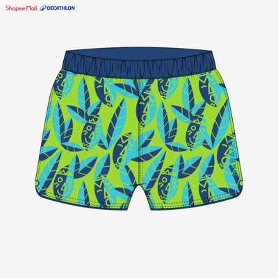 Quần short bơi cho trẻ và bé DECATHLON Xanh lá in họa tiết mã 8562640