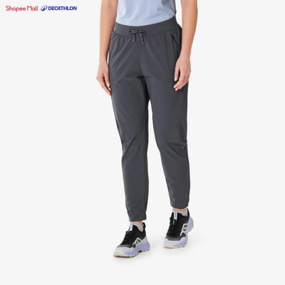 Quần dài dã ngoại nữ DECATHLON MH500 xám mã 8912956