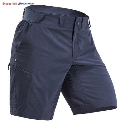 Quần short dã ngoại MH100 cho nam DECATHLON Xám mã 8785231