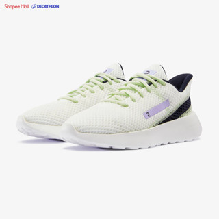  Giày thể thao nữ thoáng khí DECATHLON KLNJ Be Fresh trắng xanh lá đen mã 8803380 