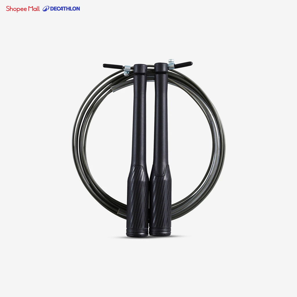 Dây nhảy speed đen DECATHLON DOMYOS mã 8641821