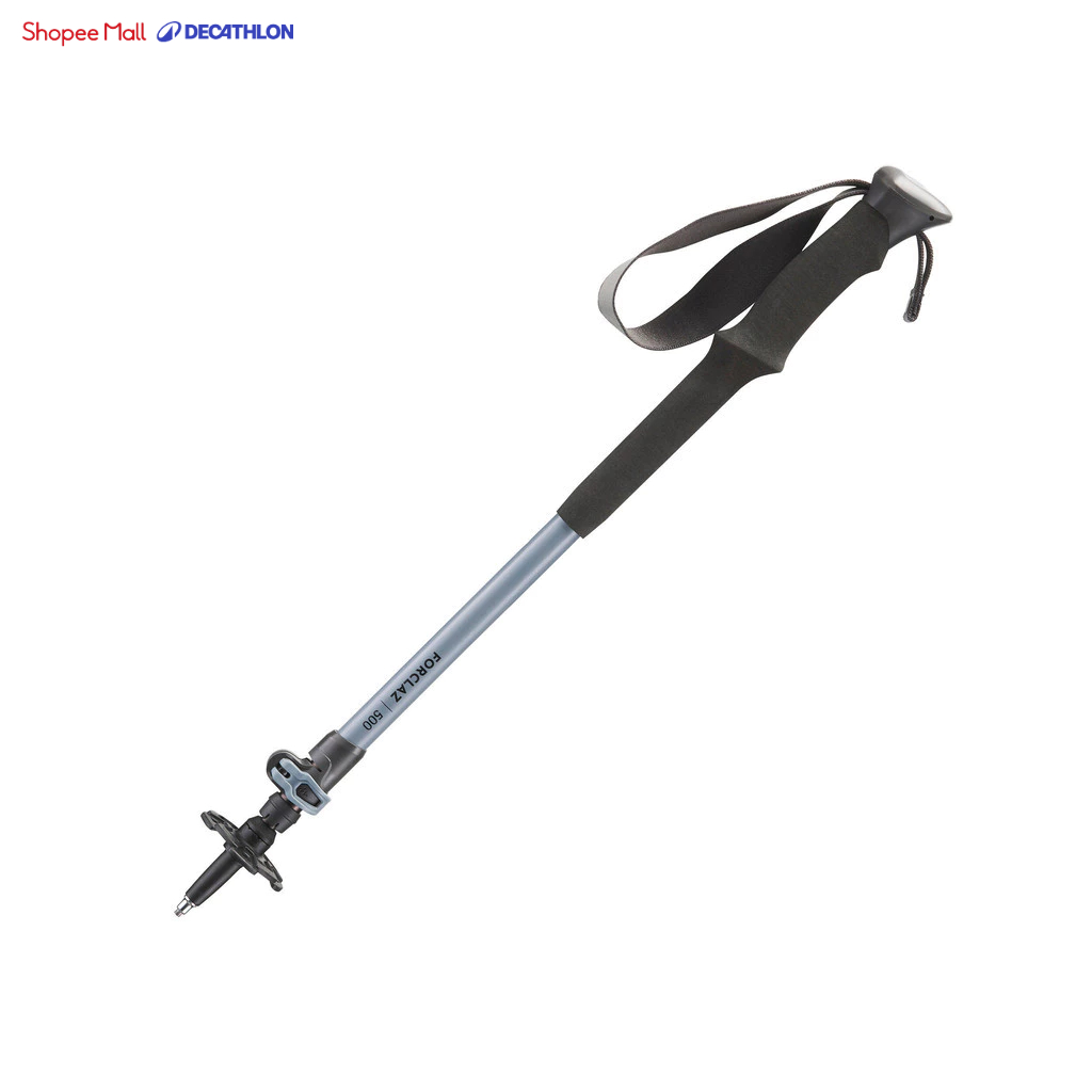 Gậy leo núi dã ngoại điều chỉnh nhanh mh500 xám DECATHLON forclaz mã 8640551