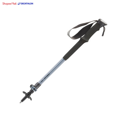 Gậy leo núi dã ngoại điều chỉnh nhanh mh500 xám DECATHLON forclaz mã 8640551