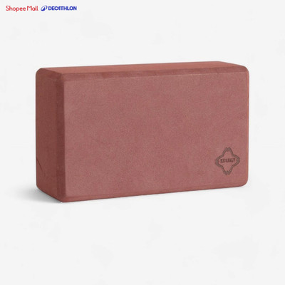 Gạch xốp tập yoga nâu đỏ Decathlon KIMJALY mã 8841907