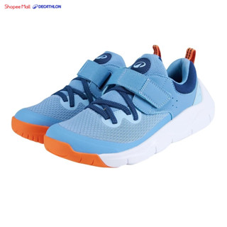  Giày thể thao trẻ em có quai dán playful fast xanh dương cam Decathlon DECATHLON mã 8788814 
