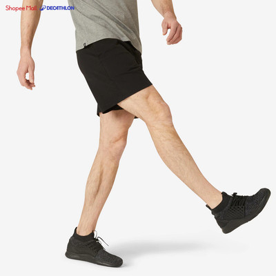 Quần short tập fitness 100 cho nam DECATHLON DOMYOS DOMYOS mã 8601428