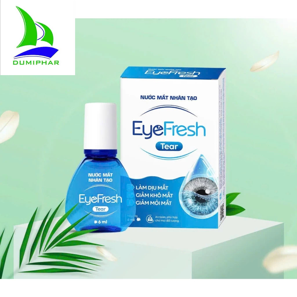 Nước Mắt Nhân Tạo EyeFresh Hỗ Trợ Giảm Khô Mắt, Mỏi Mắt, Nhức Mắt Lọ 6ml