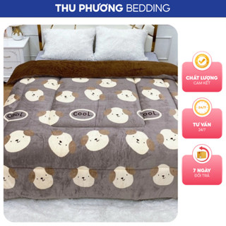 Chăn nỉ lông cừu Yuki, mền Yuki 3 lớp dày dặn size 2mx2m3, đa dạng mẫu lựa chọn