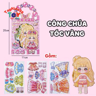  Sét búp bê thay trang phục xinh cute cho bé 