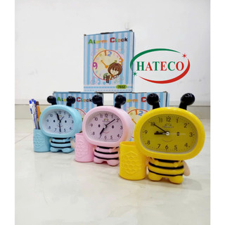 ĐỒNG HỒ  BÁO THỨC ĐỂ BÀN CHO BÉ - ĐỒNG HỒ ĐỂ BÀN HÌNH CON ONG - ĐỒNG HỒ CẮM BÚT CÓ CHUÔNG BÁO THỨC