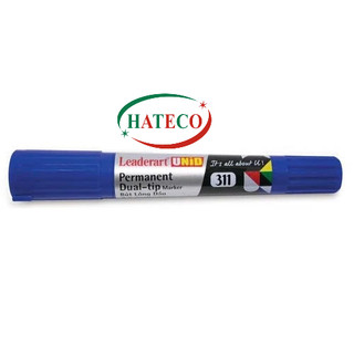 5 Bút lông dầu hai đầu Leaderart LA 311 (Thương hiệu Nhật) Bút Không xóa được 2 đầu cỡ lớn LA311