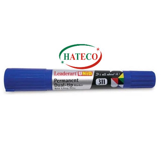 5 Bút lông dầu hai đầu Leaderart LA 311 (Thương hiệu Nhật) Bút Không xóa được 2 đầu cỡ lớn LA311