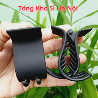 Kẹp tóc càng cua 5 răng nhám màu đen