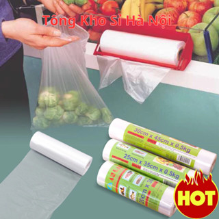 Combo 3Túi Đựng Thực Phẩm Sinh Học An Lành Cuộn Túi Bóng Nhiều Kích Cỡ Bọc Đựng Thức Ăn Tủ Lạnh Bảo Quản Sạch Sẽ