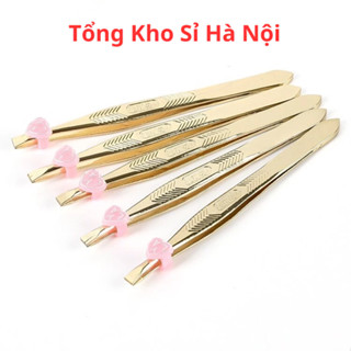  Combo 2 Nhíp vàng nhổ lông nách lông mày râu siêu dễ dụng cụ làm đẹp  Nhíp nhổ râu 
