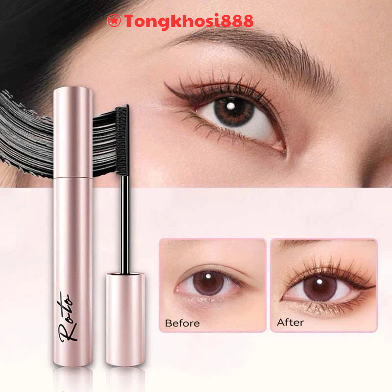 PVN68543 Mascara Roto vuốt cong mi, tơi mi nhỏ gọn đơn giản chuốt mi lâu trôi tongkhosi888