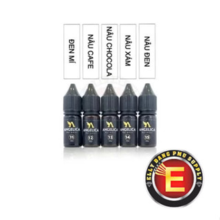 Mực phun xăm mày môi angelica tem đen chính hãng của Nga dùng phun xăm thẩm mỹ