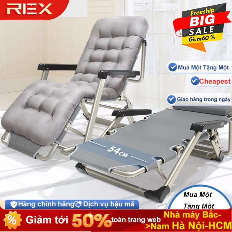 REX Ghế Xếp Đa Năng ghế lười Ghế Nằm Nghỉ Trưa Văn  Chống Lưng Điều Chỉnh 180° Nhôm Cao Cấp Nhẹ 6kg