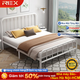  REX giường ngủ 1m8 1m5 1m2  Giường sắt Giường khung thép nặng cỡ lớn  Gia cố và làm dày Tải trọng 600kg 