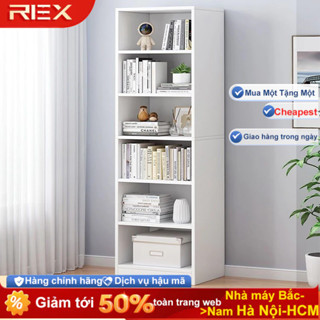 REX Kệ sách gỗ đa năng phòng ngủ khách tủ khe hẹp sách phong cách Bắc Âu nhiều tầng Giá đỡ sách tổ ong đa