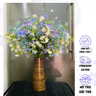 Combo Hoa Nhất Chi Mai cao 65cm (Không kèm bình), xinh xắn cắm lọ hoa để bàn trang trí phòng khách, decor nhà cửa