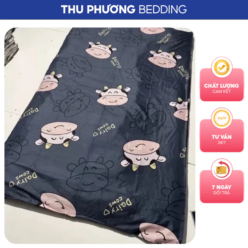 Vỏ bọc nệm Topper, 2 mặt, có khoá kéo, chất liệu cotton poly