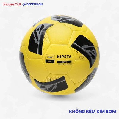 Quả bóng đá cỡ 5 chuẩn FIFA DECATHLON Club Hybrid vàng/đen