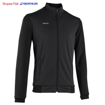 Áo khoác đá bóng DECATHLON Essential đen mã 8643824