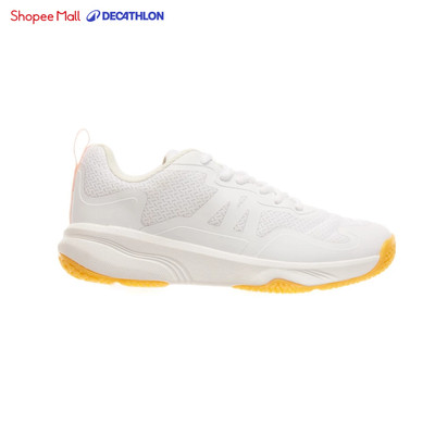 Giày cầu lông nữ DECATHLON BS Sensation 530 trắng/vàng mã 8853379