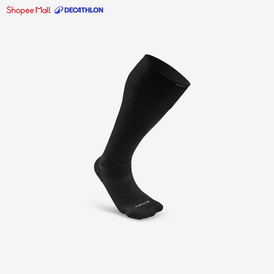 Tất đá bóng người lớn cổ cao DECATHLON Viralto II đen mã 8785865