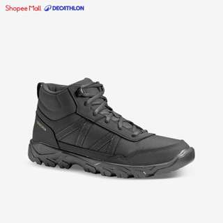 Giày hiking nam cổ lửng DECATHLON NH100 đen mã 8756701